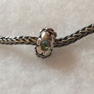 Authentic Trollbeads, Carved Flowers 61724